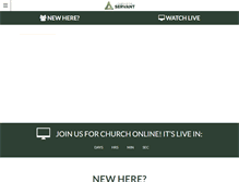 Tablet Screenshot of churchoftheservant.com